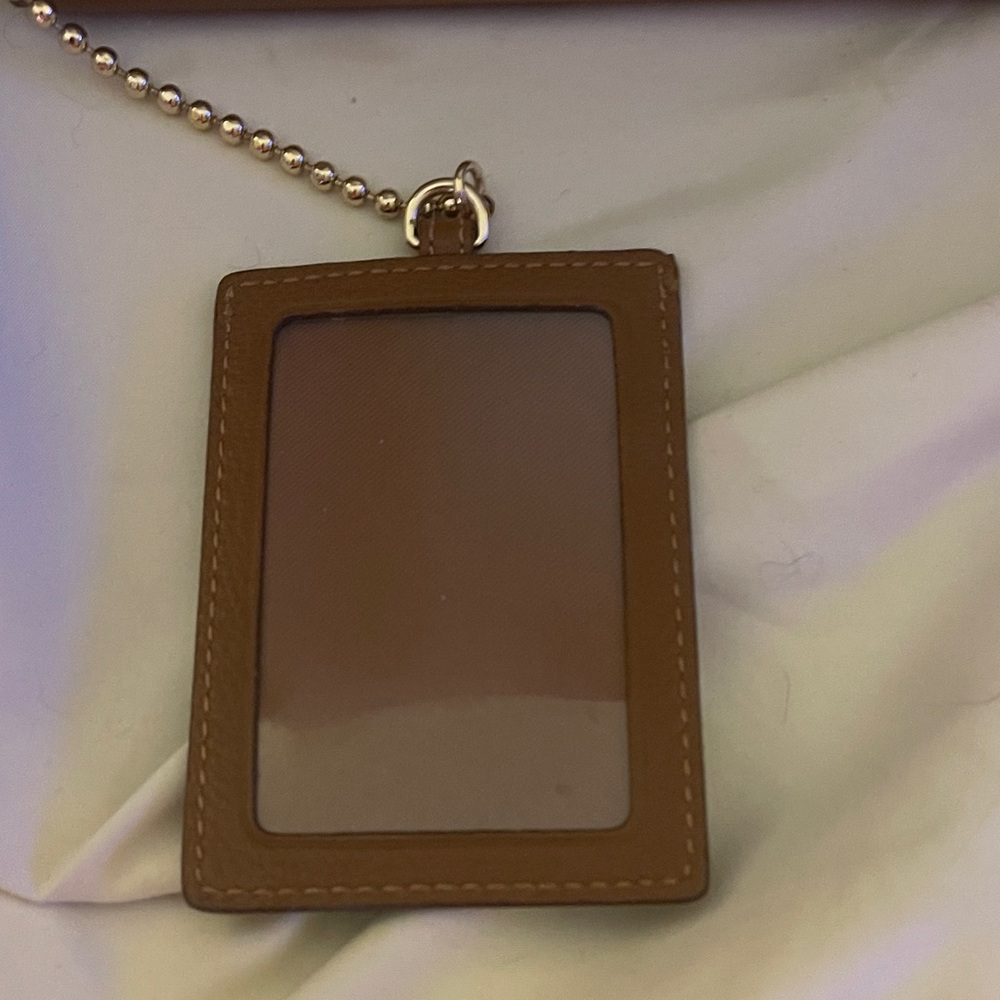 Coach Brown Leather Wallet with matching ID/Picture Holder - Picture 7 of 13